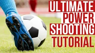 Football Power Shot Technique - How To Shoot A Football Perfectly