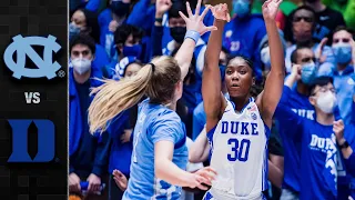 North Carolina vs. Duke Women's Basketball Highlights (2021-22)