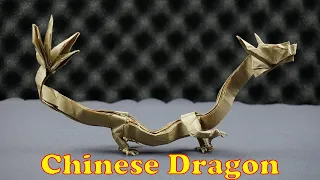 How to Fold Chinese Dragon - Chinese Dragon Origami Tutorial by Hoang Tuan
