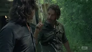 The Walking Dead (TWD) 8x05 Rick Vs Daryl (Fight Scene)