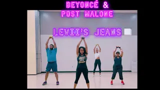 Beyoncé and Post Malone LEVII'S JEANS arm workout