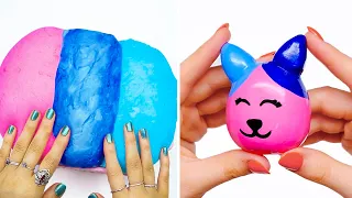 Most Relaxing and Satisfying Slime Videos! ASMR No Talking 2846