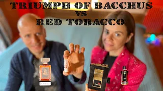 Сравнение нишевых ароматов Mancera Red Tobacco и Argos Triumph of Bacchus #juliscent