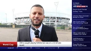 WORLD CUP REPORTER IN RUSSIA