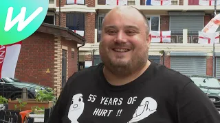 London estate gets covered with English flag ahead of Germany game | Last 16 | EURO 2020