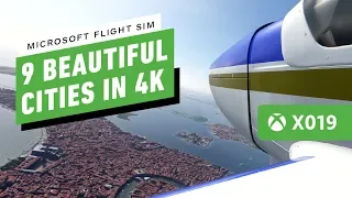 Microsoft Flight Simulator: 9 Beautiful Cities in 4K60 - X019