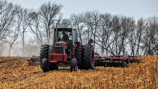 INTERNATIONAL HARVESTER 1486 Pulling 26ft IH Disc