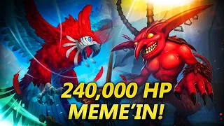 Back to Memes!  240,000 Health!