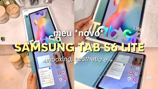 COMPREI O SAMSUNG TAB S6 LITE em 2023 | review, unboxing e +