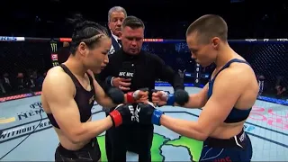 UFC 261: Weili vs. Namajunas 1 (Full Fight Highlights)
