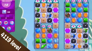 Candy crush Saga level 4119 || Clear 102 jelly in 18 moves || Hard level ||