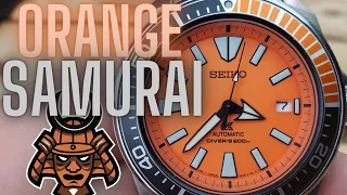 Seiko Orange Samurai SRPC07  I  Great Dial and Specs but ...