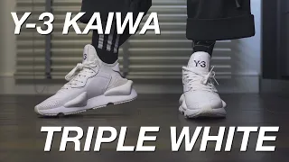 Y-3 Kaiwa Triple White - The Cleanest
