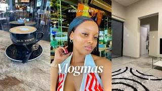 VLOGMAS EP5|Finally settling into my new apartment|Breakfast date &Grocery haulSouth African YouTube