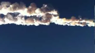 Chelyabinsk(RUSSIA) was hit by meteor 1'20'' (supersonic sound)