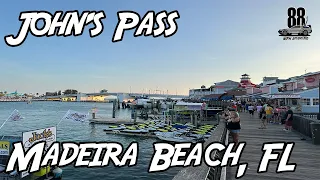 Tour of John's Pass in Madeira Beach, Florida!!!! (2023)