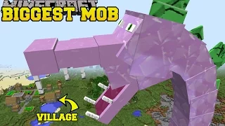 Minecraft: BIGGEST MOB IN MINECRAFT (SPIKEZILLA IS HERE!) Mod Showcase