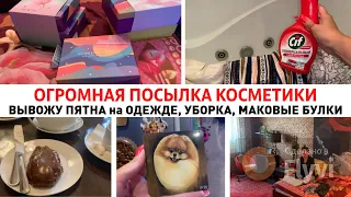 ОГРОМНАЯ ПОСЫЛКА КОСМЕТИКИ ✅ ВЫВОЖУ ПЯТНА на ОДЕЖДЕ 💕УБОРКА ДОМА 🔥 МАКОВАЯ БУЛОЧКА  😻 МАГНИТИКИ