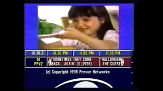 Prevue Channel Atlanta GA October 31 1996