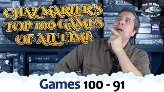 Chaz Marler's Top 100 Games Of All Time (#100 - 91)