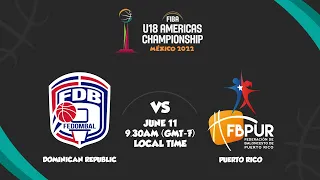 Dominican Republic v Puerto Rico | Full Basketball Game | FIBA U18 Americas Championship