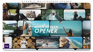 Dynamic Multi Screen Opener - Free After Effect Template