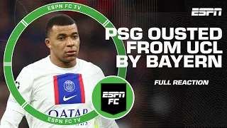 FULL REACTION to PSG being eliminated from Champions League by Bayern Munich | ESPN FC