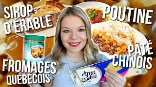 ALIMENTATION AU QUÉBEC 🥓🍟🍎 | Que mangent les Québécois? 🍴