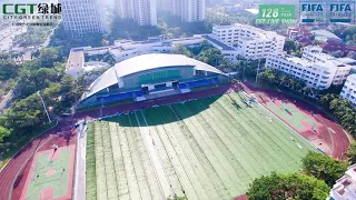 3 FIFA football fields from artificial turf manufacturer CGT.