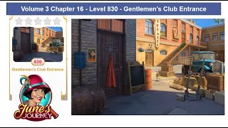 June's Journey - Vol 3 - Ch16 - Level 830 - Gentlemen's Club Entrance (Complete Gameplay, in order)