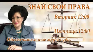 Знай свои права: Обеспечительные меры суда.