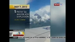 BT: Bulkang Mayon, nasa 50 beses nang sumabog sa nakalipas na 400 taon; pinakamapinsala noong 1814