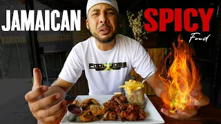 EXTRAORDINARY SPICY WINGS & PEPPER SAUCE with JERK CHICKEN AND JERK PORK THATS A SPICE LOVERS DREAM!
