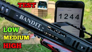 TEST BANDIT MINIMAX || SET LOW, MEDIUM DAN HIGH