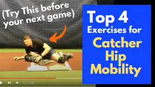 MLB Catcher shares his Hip Mobility Stretches | Catcher Mobility & Pre-Game Hip Warm Up Routine