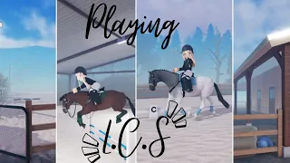 Playing Lake County Stables! | L.C.S Roblox |