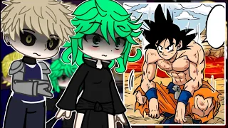 S-Class Hero's React to Goku || Dragon Ball || Gacha React