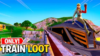 The TRAIN LOOT *ONLY* Challenge in Fortnite!