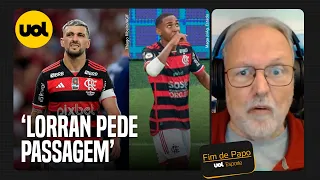 ‘ARRASCAETA ESTÁ JOGANDO COM O NOME. O LORRAN PEDE PASSAGEM’, DIZ RENATO MAURÍCIO PRADO