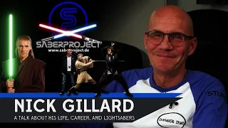 Nick Gillard in a talk about his life, career, and lightsabers - by Saberproject