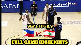 Semis | Strong Group PH vs Beirut Lebanon Full Game Highlights | 33rd Dubai International Basketball