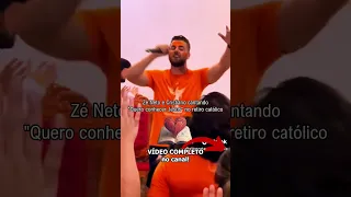 Zé Neto e Cristiano em retiro católico