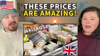 Americans React to Waitrose - The Most Expensive UK Supermarket?