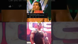 The Great Khali vs Omos #shorts #wwe #edit #1v1 #greatkhali #omos