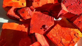 8 Crispy & Very Dusty, Dyed, BSN Gym Chalk Blocks ~ Natural Sunlight Crush ~ ASMR