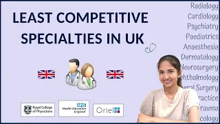 LEAST COMPETITIVE SPECIALTIES IN UK | GUIDE FOR DOCTORS