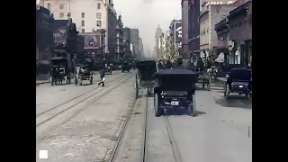 [1906] San Francisco Time Machine. Improved by Artificial Intelligence 4K 60fps