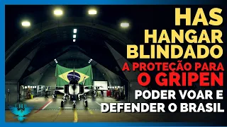 HAS HANGAR BLINDADO A VITAL CAPACIDADE DE PROTEGER AVIÕES DE CAÇA DE SEREM DESTRUÍDOS AINDA NO SOLO