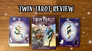 TWIN TAROT ORACLE CARD REVIEW 👯‍♀️🔮 HONEST OPINION & DECK FLIP THROUGH