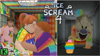 Ice Scream 4 : Pop it Factory Mod Full Gameplay | Ice Scream 4 Pop it Simple Dimple Mod